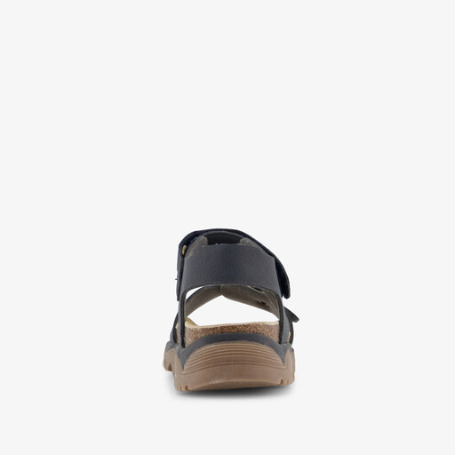Leren jongens sandalen donkerblauw
