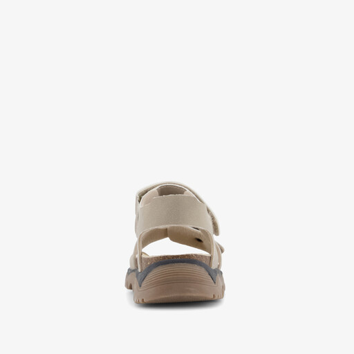 Leren jongens sandalen taupe