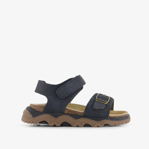Leren jongens sandalen donkerblauw