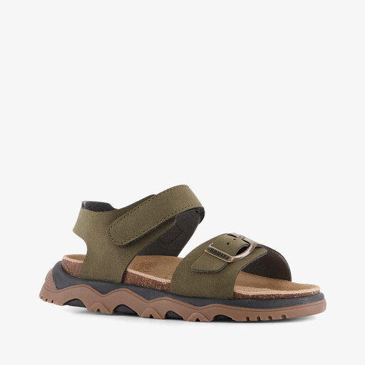 Leren jongens sandalen groen