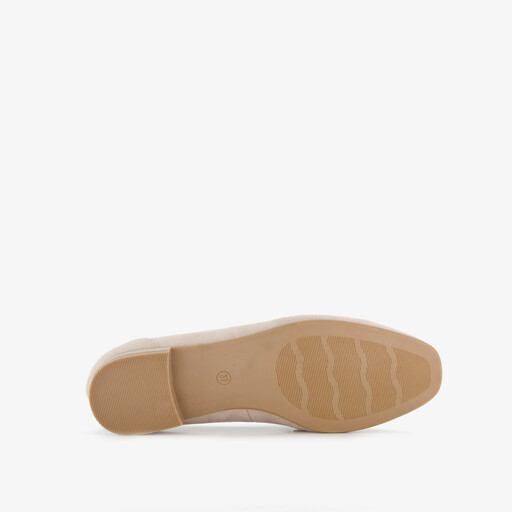 Dames loafers beige