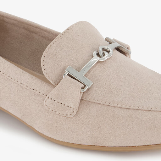 Dames loafers beige