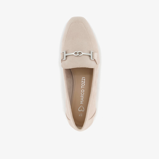 Dames loafers beige