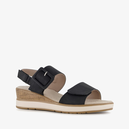 Dames sandalen zwart