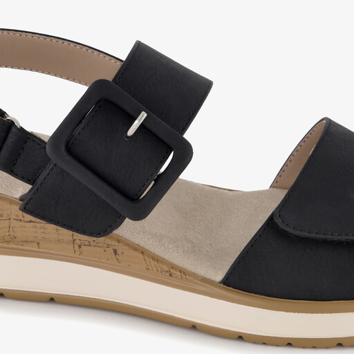 Dames sandalen zwart