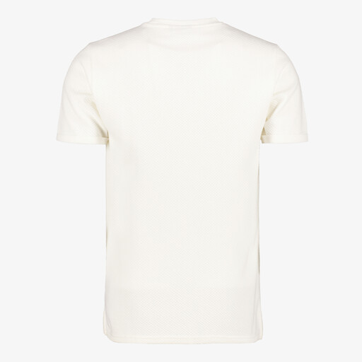 Heren T-shirt met structuur wit