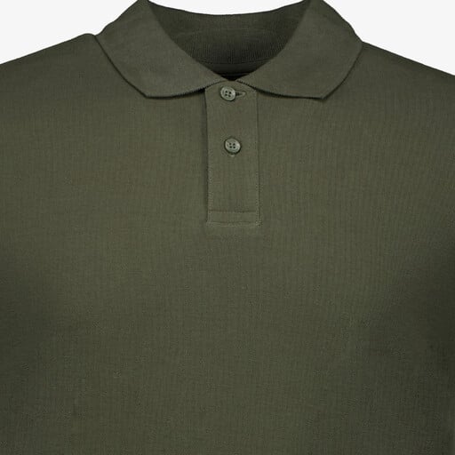 Heren polo donkergroen