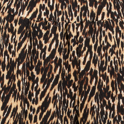 Dames pantalon met panterprint bruin beige