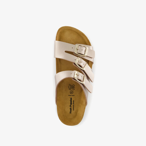 Dames bio slippers goud