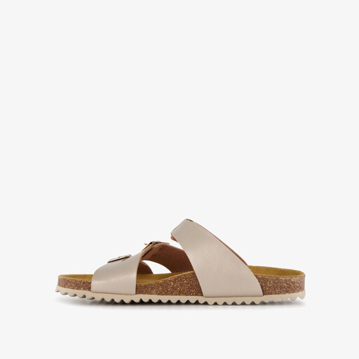 Dames bio slippers goud