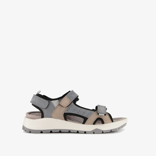 Leren dames sandalen blauw