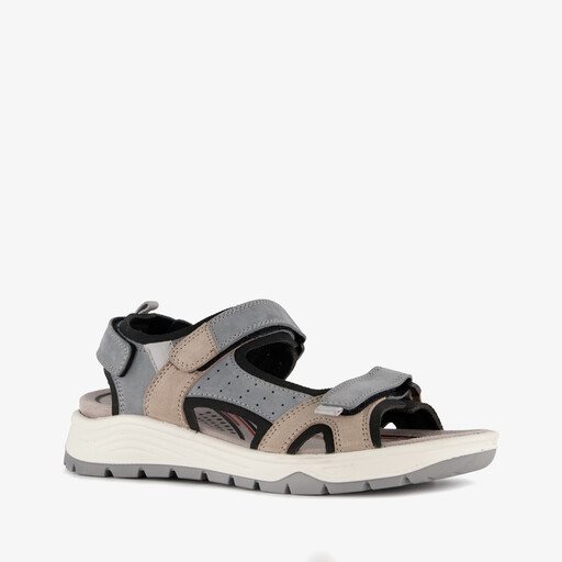 Leren dames sandalen blauw