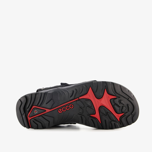 ECCO Offroad leren heren sandalen zwart