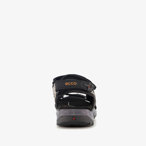 ECCO Offroad leren heren sandalen zwart