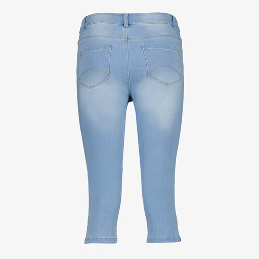 Dames capri broek denim blauw