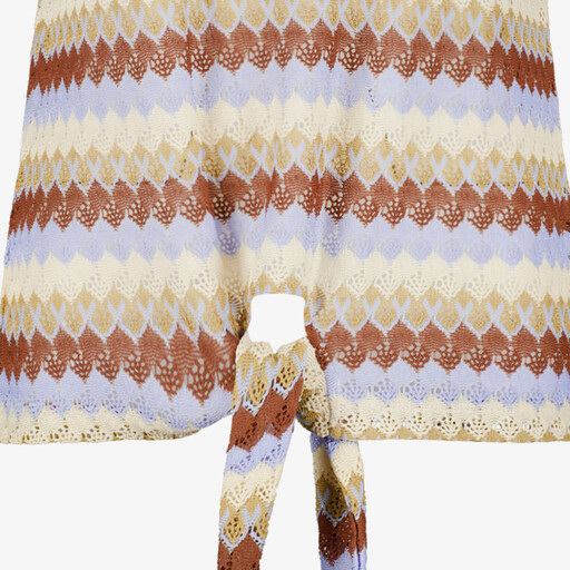 Gehaakt dames T-shirt met knoop