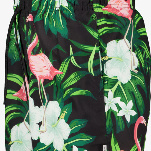 Heren zwemshort met flamingo groen