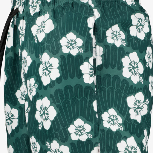 Heren zwemshort met print groen