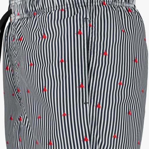 Heren zwemshort gestreept blauw