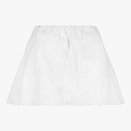 Meisjes ballon rokje wit