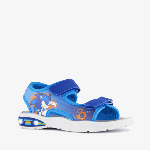 Jongens sandalen met lichtjes blauw