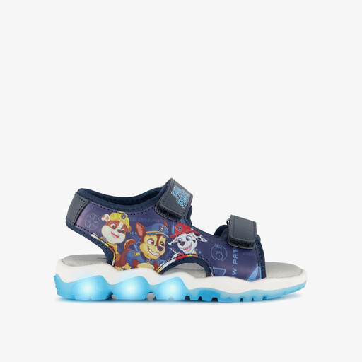 Jongens sandalen met lichtjes blauw