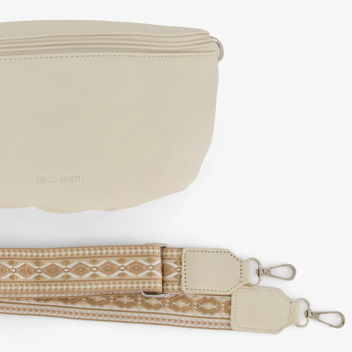 Dames schoudertas beige