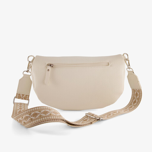 Dames schoudertas beige