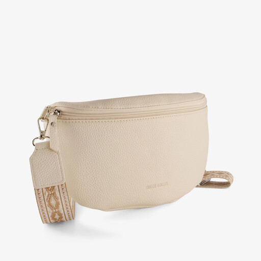 Dames schoudertas beige