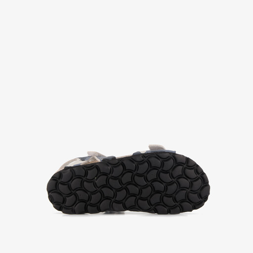 Jongens bio sandalen met camouflageprint grijs