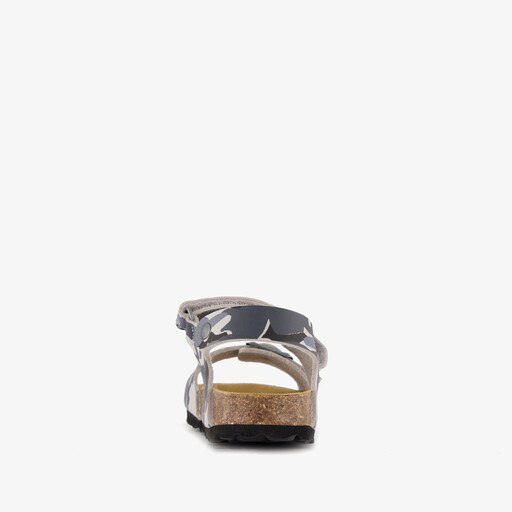 Jongens bio sandalen met camouflageprint grijs