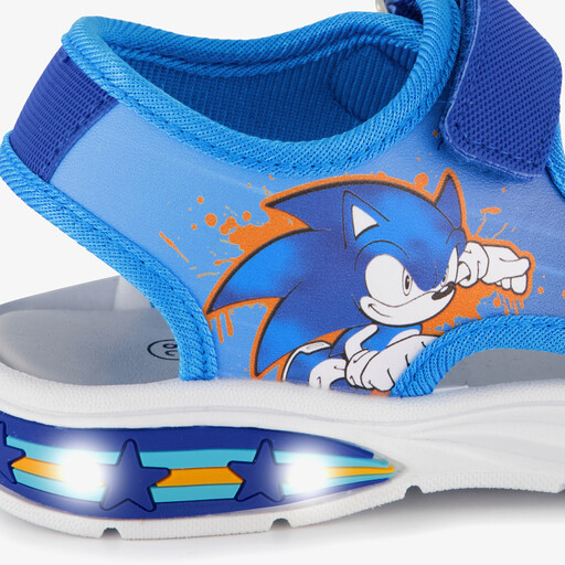 Jongens sandalen met lichtjes blauw