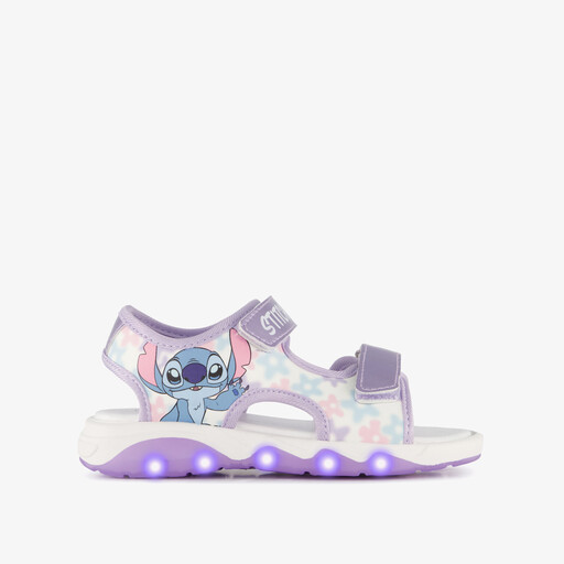 Meisjes sandalen met lichtjes lila