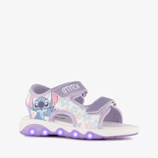Meisjes sandalen met lichtjes lila