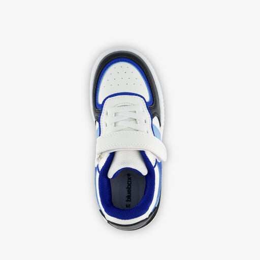 Jongens sneakers wit blauw