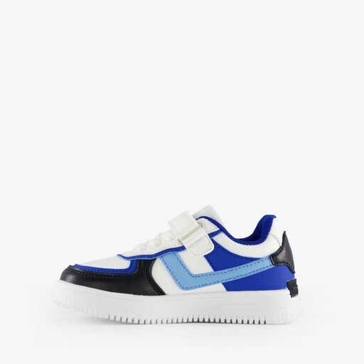 Jongens sneakers wit blauw