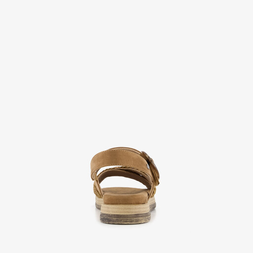 Dames sandalen cognac bruin