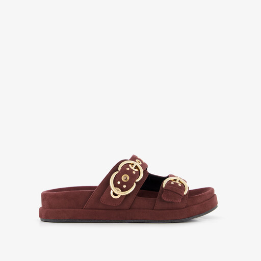 XX By Mess dames slippers bordeaux rood