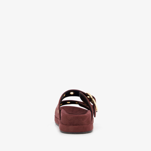 XX By Mess dames slippers bordeaux rood