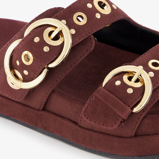XX By Mess dames slippers bordeaux rood