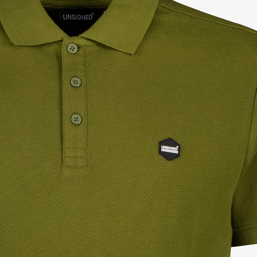 Heren polo donkergroen