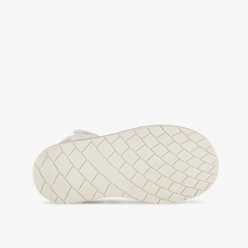Meisjes sandalen met hartjes wit
