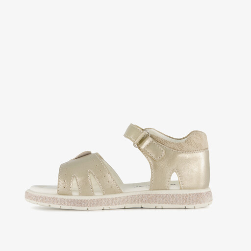 Meisjes sandalen met glitters goud