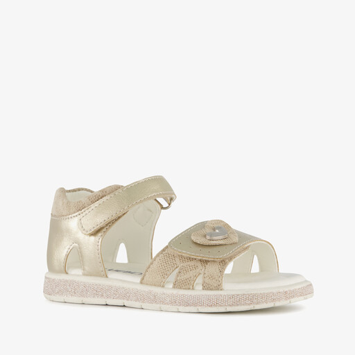 Meisjes sandalen met glitters goud