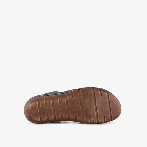 Dames sandalen met sleehak blauw
