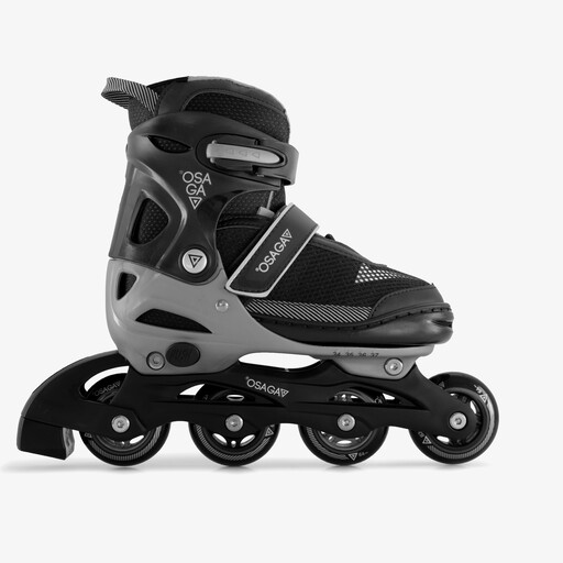 Kinder en dames skeelers zwart