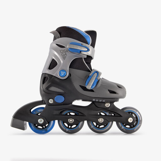 Kinder hardboot skeerlers zwart blauw