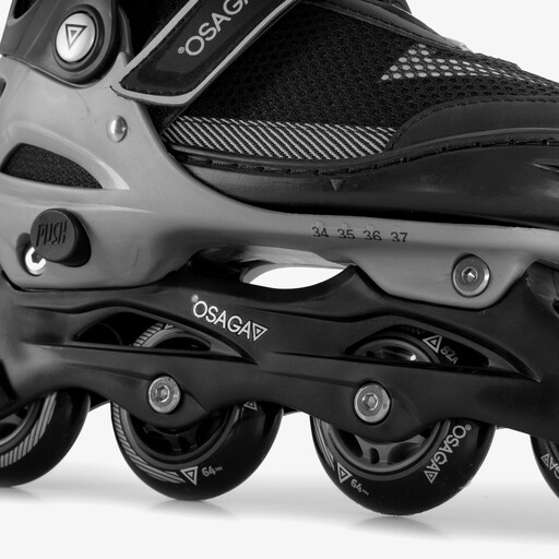 Kinder en dames skeelers zwart