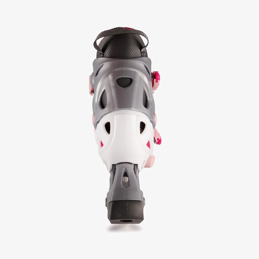 Kinder hardboot skeelers wit roze