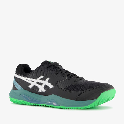 Gel-Dedicate 8 heren padelschoenen zwart groen